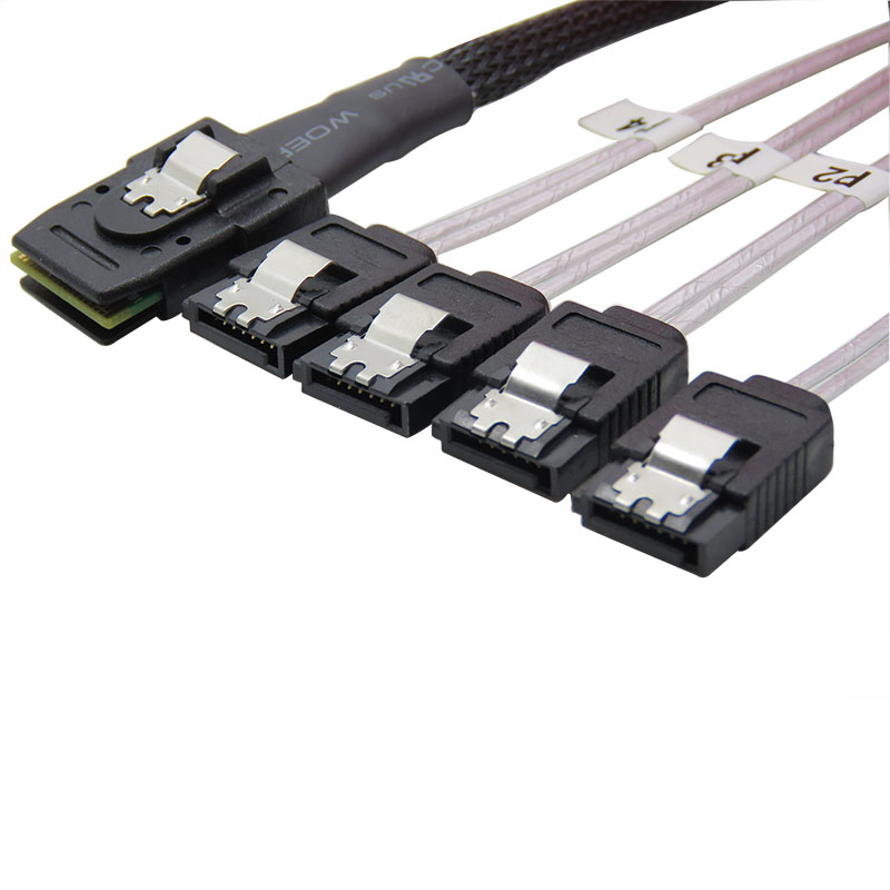 振德 CableDeconn  Mini SAS 36P Sff 8087 对 sata 7P 电脑硬盘服务器连接线