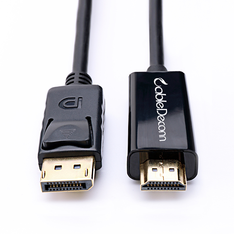 振德 CableDeconn DisplayPort DP 1.2版 TO HDMI 支持1080P 音视频 高清 连接线