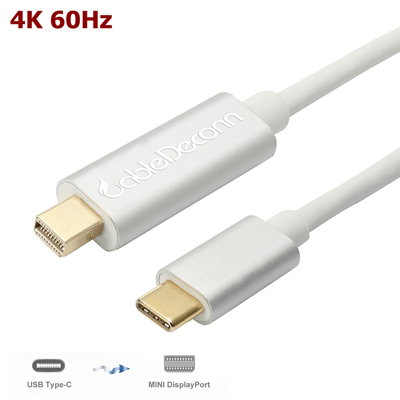 振德 CableDeconn USB 3.1 Type c转MINI DP公1.8M高清转接线