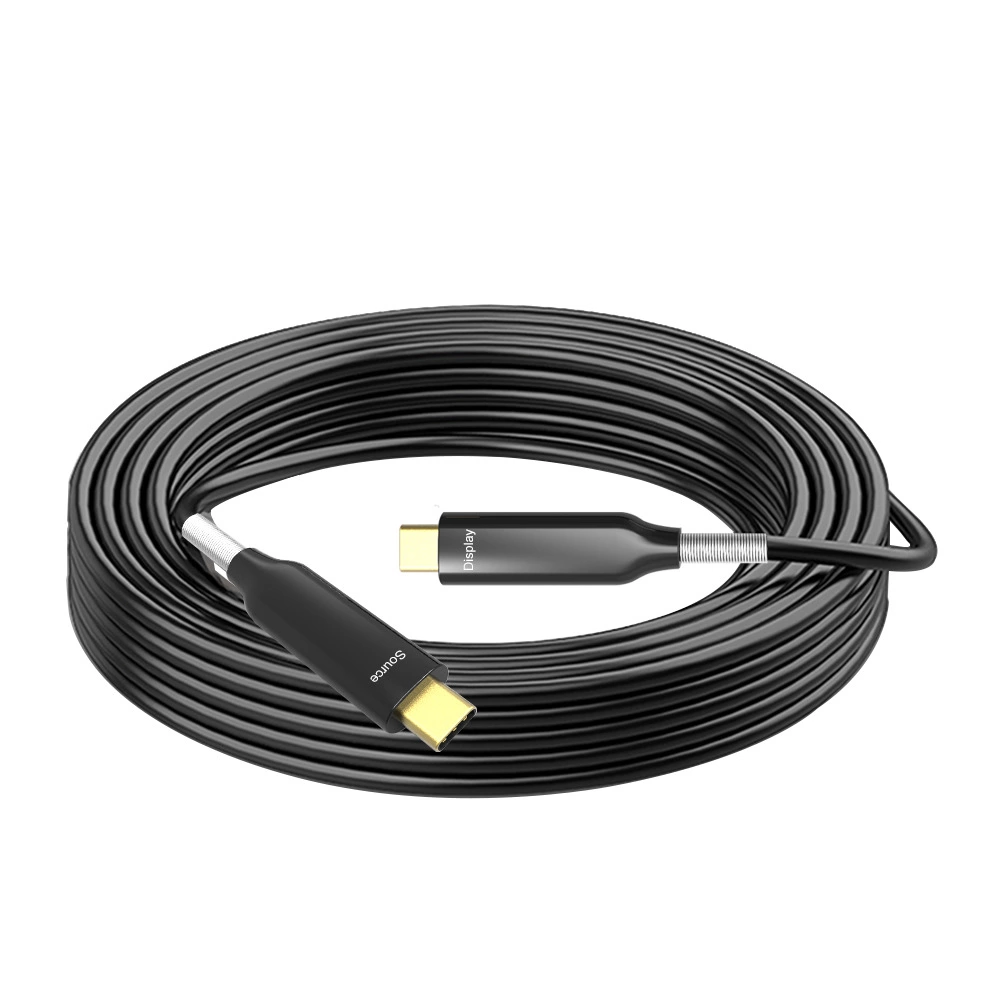 振德 CableDeconn USB3.1 Type-C光纤线 4K60Hz2米至30米高清快速传输线