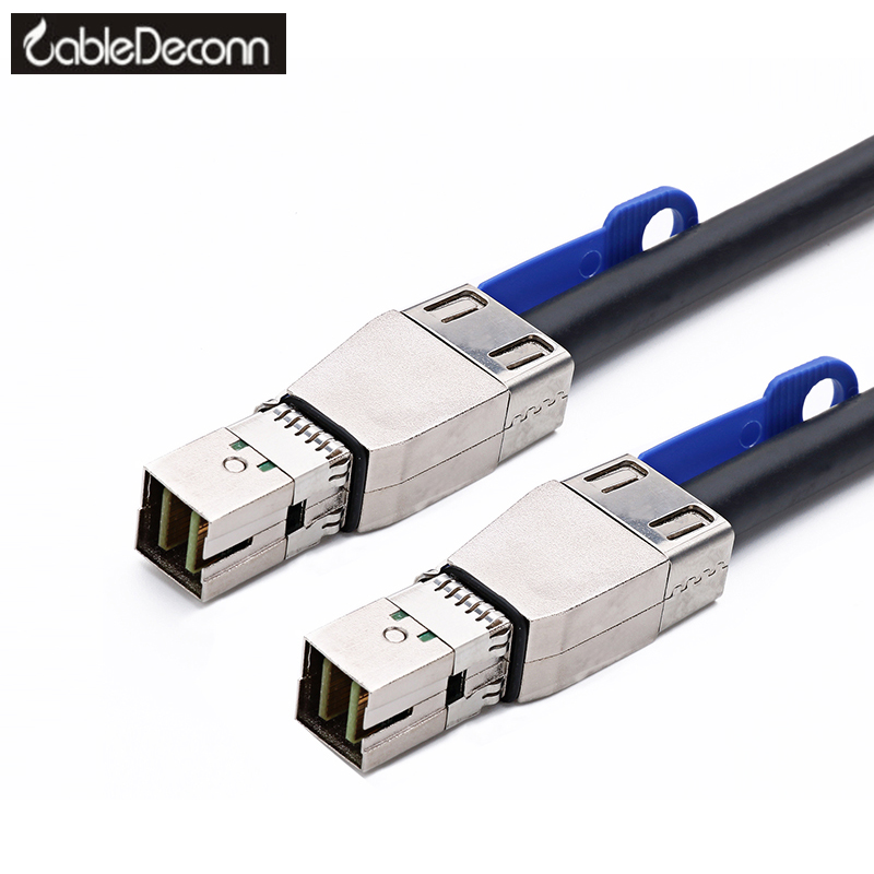 振德 CableDeconn  Mini sas High Density SFF-8644对8644 HD服务器外置硬盘数据线