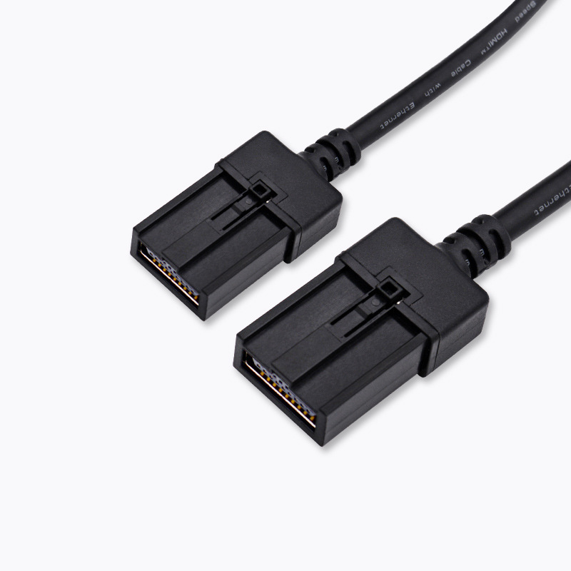 振德 CableDeconn 汽车音视频高清转接线HDMI E 转HDMI E type 0.8米