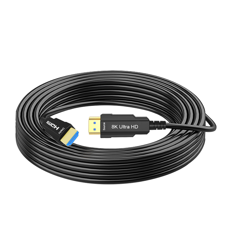 振德 CableDeconn hdmi2.1光纤线2-200米笔记本连接显示器液晶电视8K高清工程竞技线 